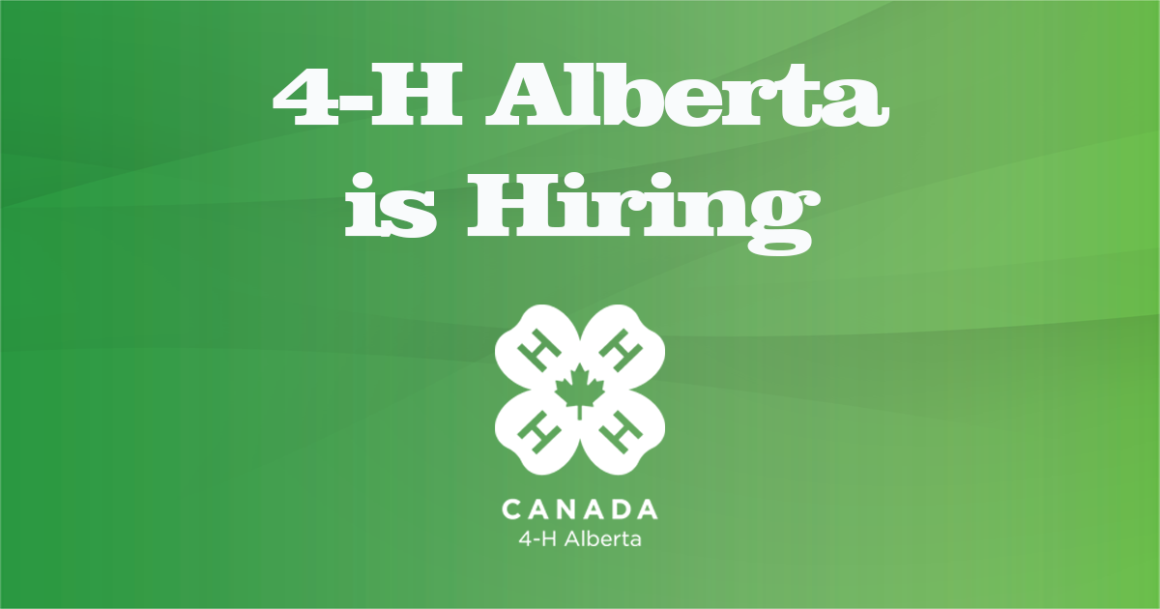 Join Our Team – 4-H Alberta is Hiring!