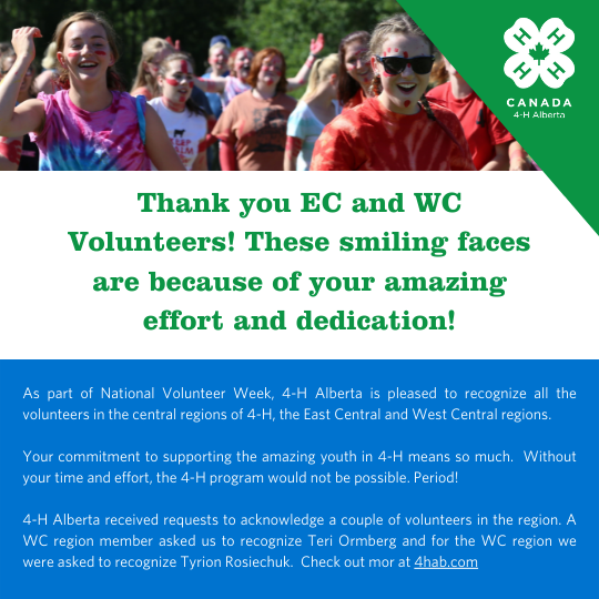 WC and EC Regions Volunteer Week