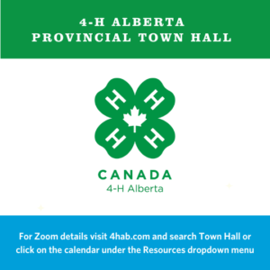 4-H Alberta Provincial Town Hall – September 17, 2024